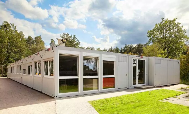 kitacontainer der kindertagesstätte südheide am immenhof