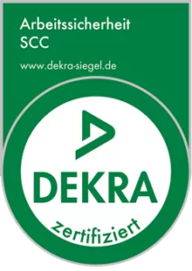 DEKRA-Siegel Arbeitssicherheit SCC